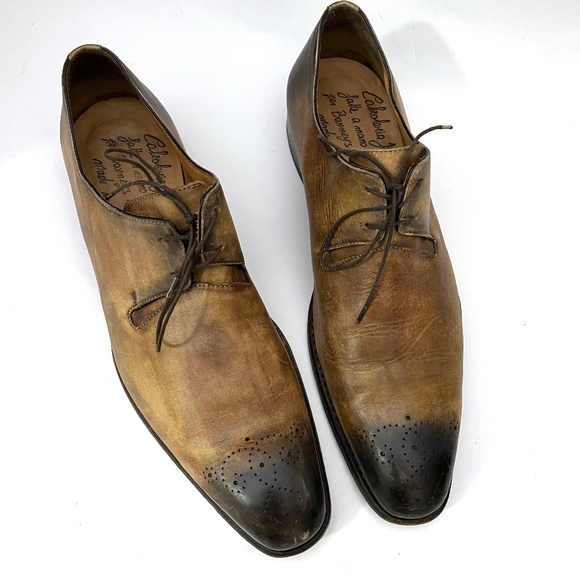 Barneys New York Vintage Leather Oxfords - Picture 2 of 13